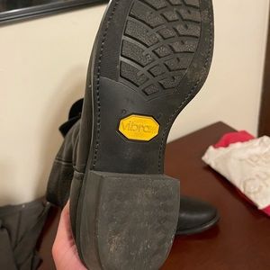 Black leather Dan Post cowboy boots size 13D. Only worn a handful of times.